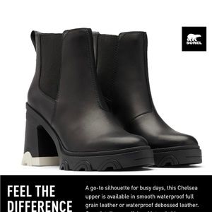 NWT Sorel Women's Brex Heel Chelsea Boots Size 7.5